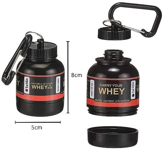 Digital Protein Powder and Supplement Funnel Keychain