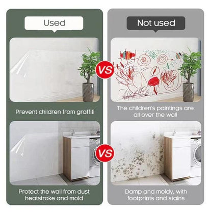 Self-Adhesive Transparent Electrostatic Wall Protection Film (Buy 1 Get 1 Free)