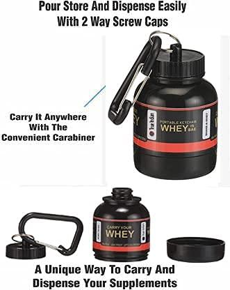 Digital Protein Powder and Supplement Funnel Keychain