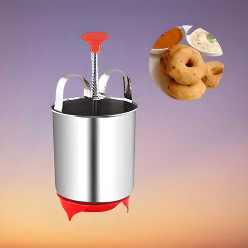 Stainless Steel Medu Vada Maker with Stand