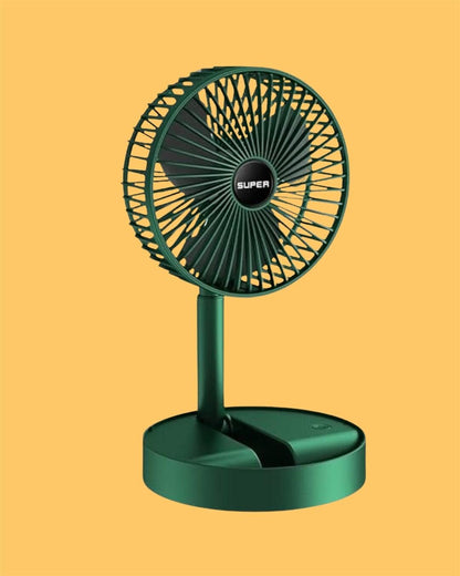 Adjustable Height Telescopic Rechargeable Standing Fan Rechargeable Pedestal Fan