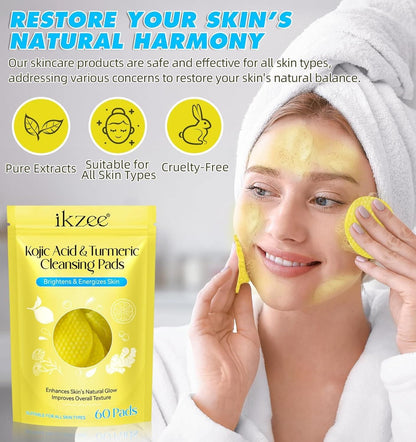 Turmeric Kojic Acid Cleansing Pads( 20 )