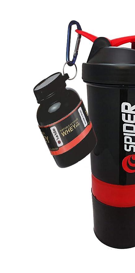 Digital Protein Powder and Supplement Funnel Keychain