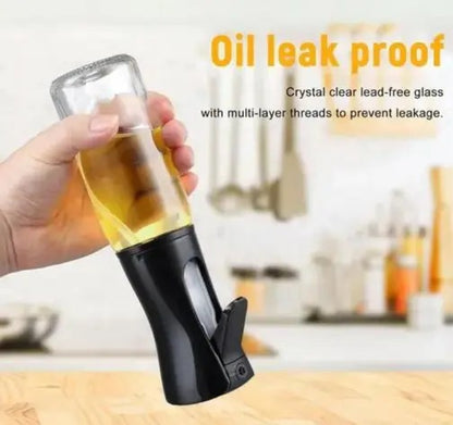 200ml Glass Oil Spray Dispenser – Refillable Food-Grade Sprayer for Cooking, BBQ & Air Fryer