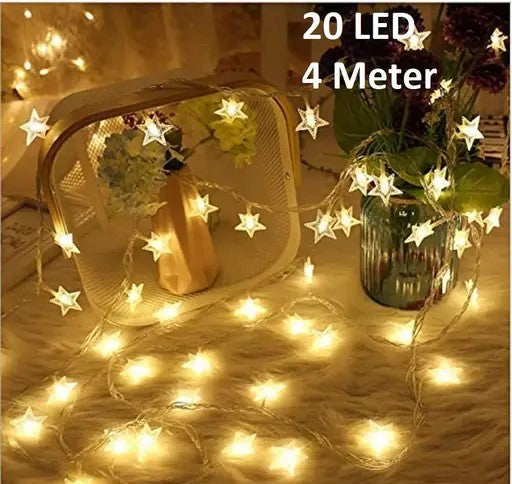 AtneP Decoration Lights for Home Decor 20 LED Warm White 4 Meter Long