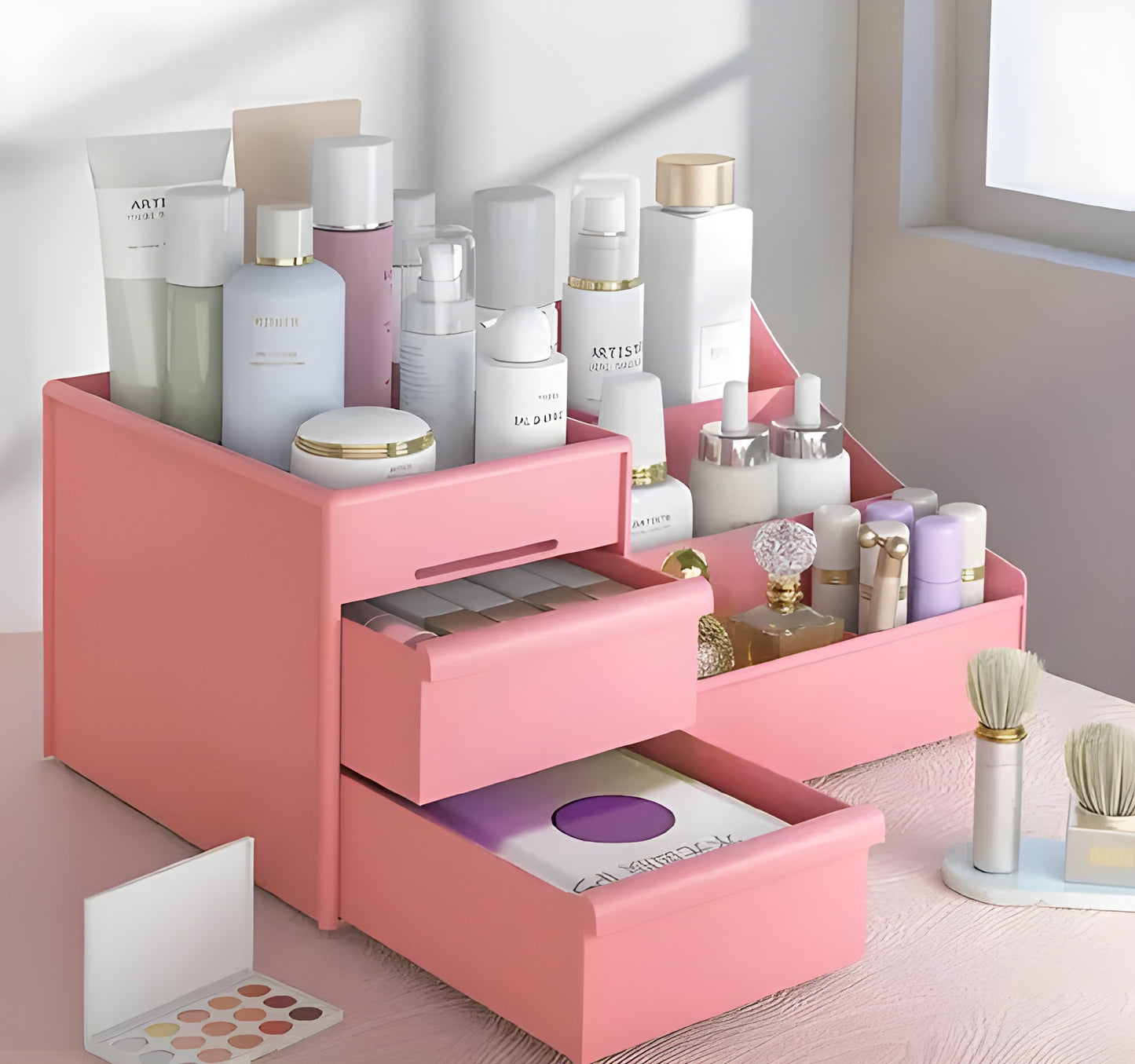 Elegant Makeup Organizer – Stylish Storage for Your Beauty Essentials!