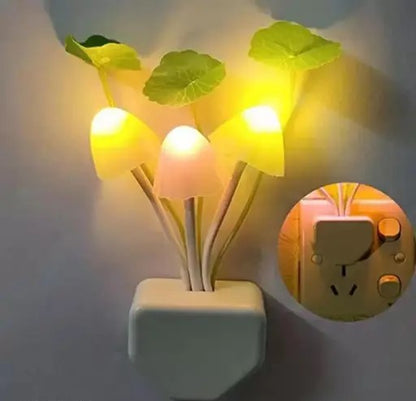 AUTO ON/OFF MASHRROM NIGHT LAMP PACK OF 1