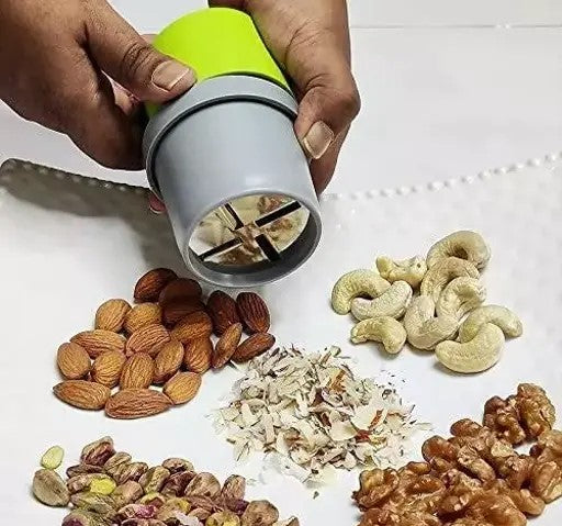 Easy Dry Fruit Cutter & Slicer – Multipurpose Kitchen Gadget for Almonds, Chocolate & More!