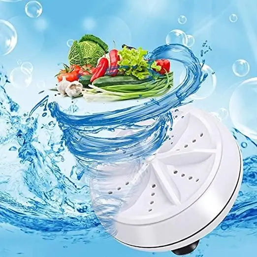 Portable Compact Washing Machine – Automatic 2kg Clothes Washer with USB, Perfect for Home & Travel!