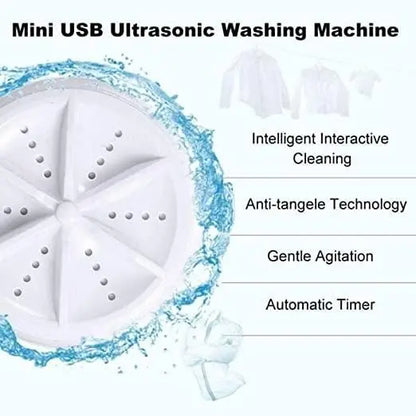 Portable Compact Washing Machine – Automatic 2kg Clothes Washer with USB, Perfect for Home & Travel!